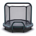 Trampoline with safety net for outdoor use made of durable polypropylene 120 x 120 x 130cm