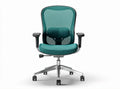 Mesh office chair with lumbar support adjustable height and wheels 60 x 60 x 100cm
